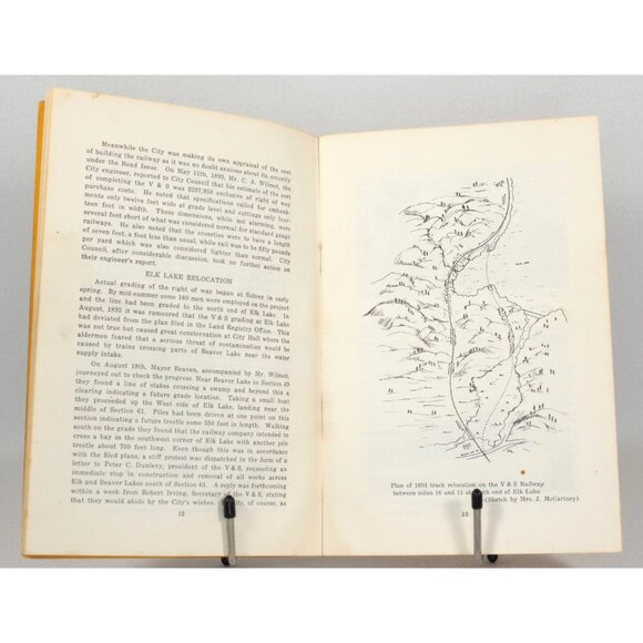 The Cordwood Limited by Hearn & Wilkie 1966 Victoria and Sidney Railway History - Picture 5 of 7